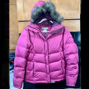 Women’s Columbia Down Jacket with Fur Hood